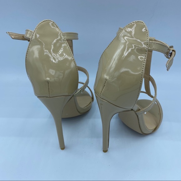 FSJ Strappy Open Toe Stiletto High Heel Sandals - Picture 10 of 12